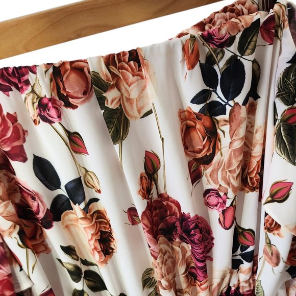 Sheike dress off shoulder mid length floral size 10 - Picture 16 of 16